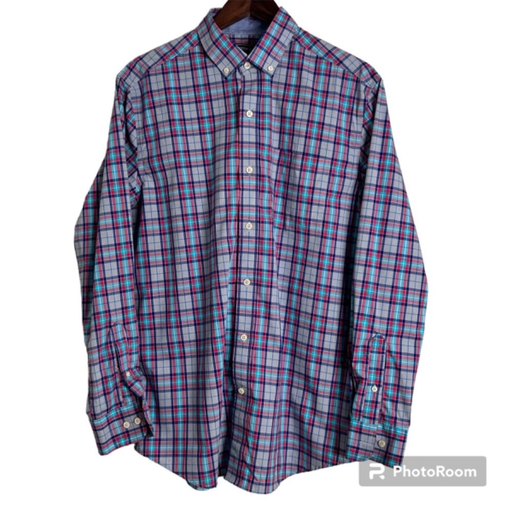 3 Crown & Ivy Long Sleeve Button Down Shirts Striped Plaid Floral Print Mens M - Picture 4 of 16